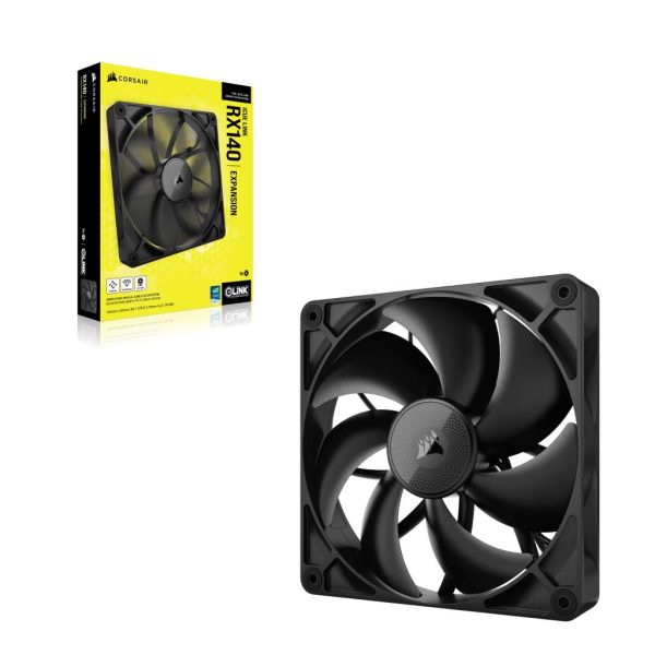 Corsair iCUE LINK RX140 140mm PWM Single Fan Expansion hűtő ventilátor - Image 3