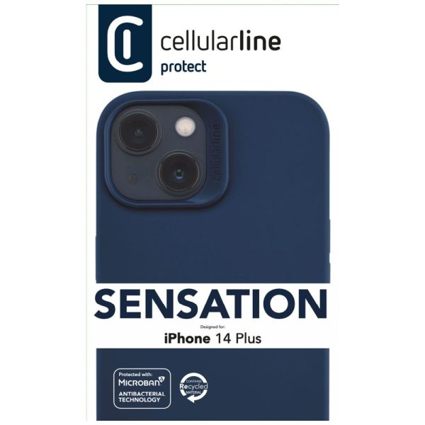 Cellularline Sensation szilikon tok Apple iPhone 14 MAX, Kék - Image 6