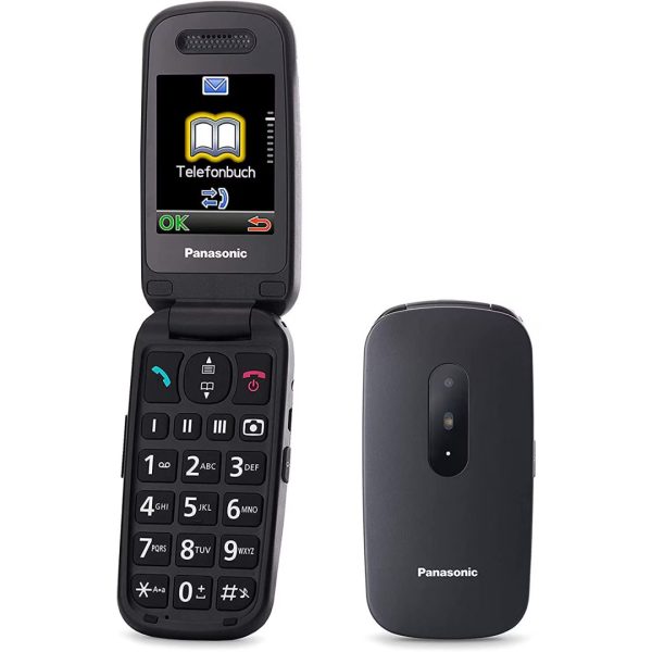 Panasonic KX-TU446 Senior Mobiltelefon, Fekete