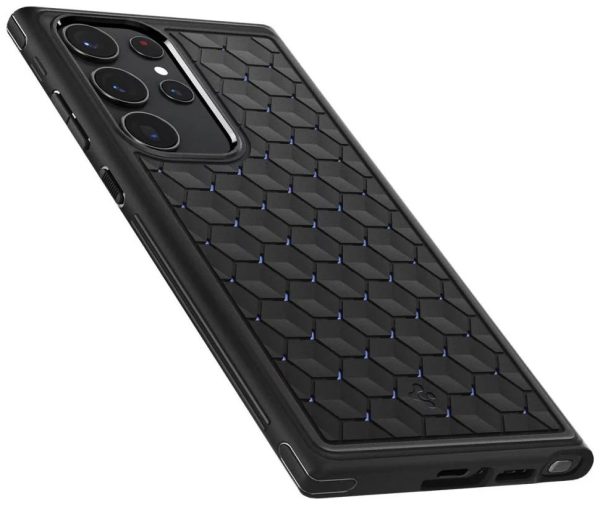 Spigen Cryo Armor Samsung Galaxy S23 Ultra Tok, Matt Fekete - Image 7