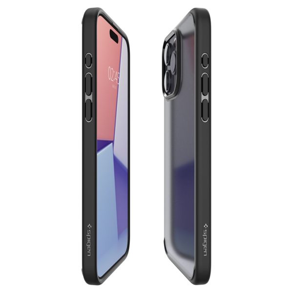 Spigen Ultra Hybrid Frost Apple iPhone 15 Pro Tok, Fekete - Image 9