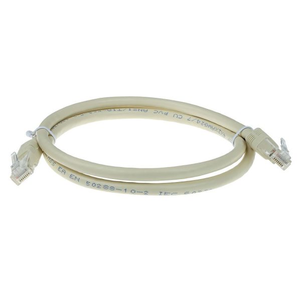 ACT CAT6A U-UTP Patch Cable 10m Ivory - Image 2