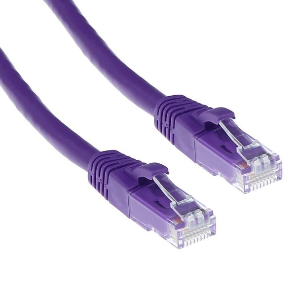 ACT CAT6A U-UTP Patch Cable 10m Purple