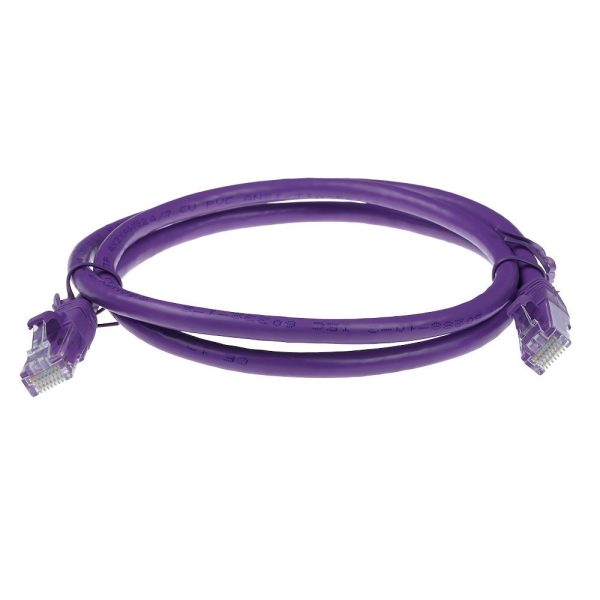 ACT CAT6A U-UTP Patch Cable 10m Purple - Image 2