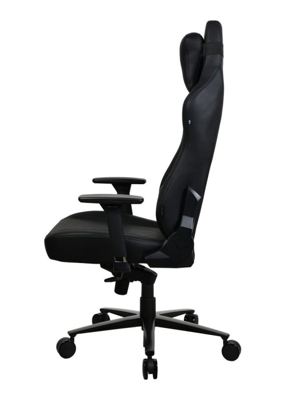 Arozzi Vernazza XL Soft PU Gaming Chair Pure Black - Image 3