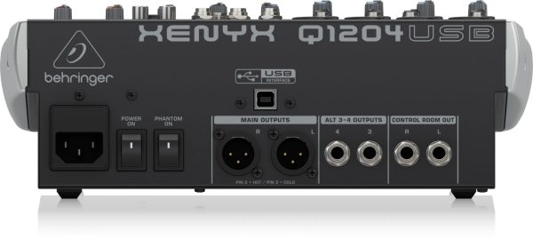 Behringer Q1204USB Keverőpult Silver/Grey - Image 5