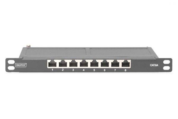 Digitus 8-port Patch Panel 0,5U Black - Image 3