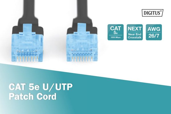 Digitus CAT5e U-UTP Patch Cable 10m Black - Image 4