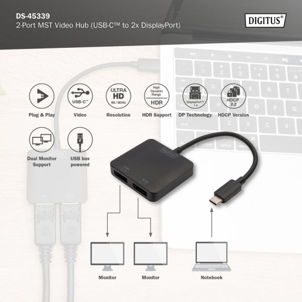 Digitus DS-45339 USB-C Video Docking Station - Image 8