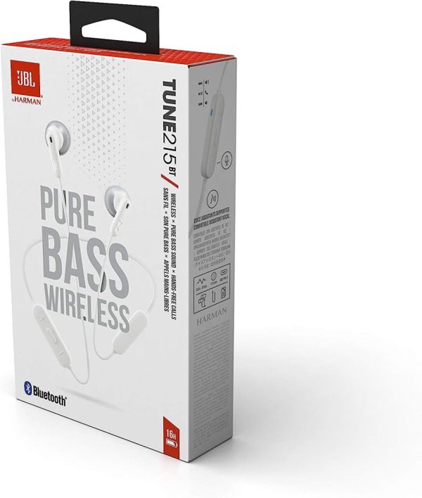 JBL Tune 215BT Bluetooth Headset White - Image 8