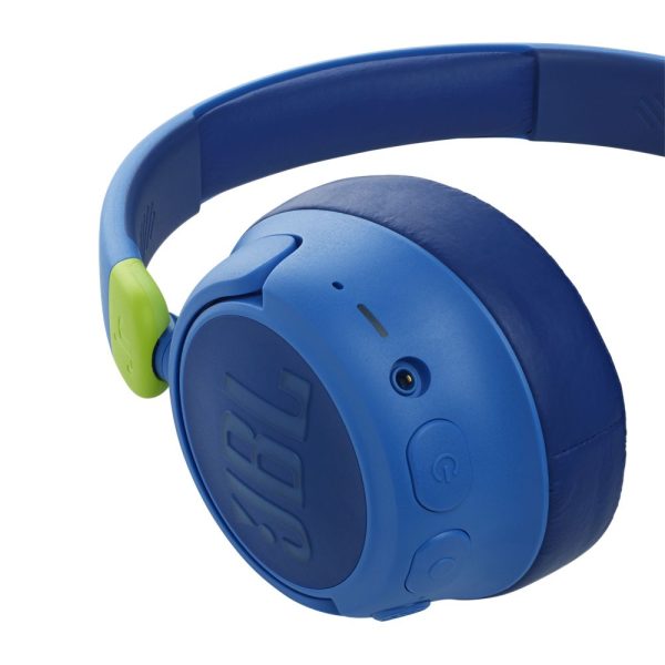 JBL JR460NC Wireless/Wired Bluetooth Headset for Kids Blue - Image 4