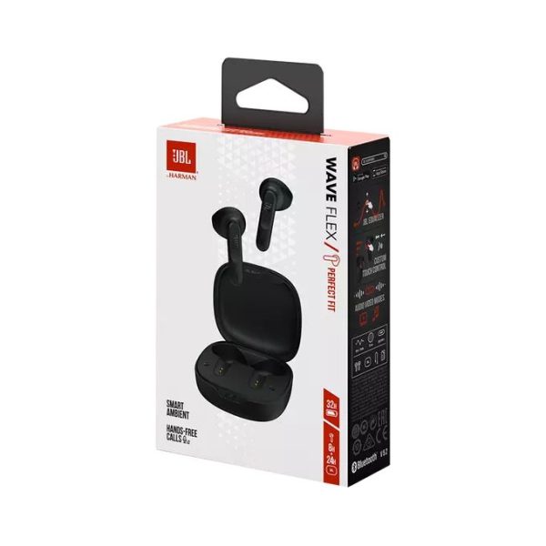 JBL Wave Flex Wireless Bluetooth Headset Black - Image 10