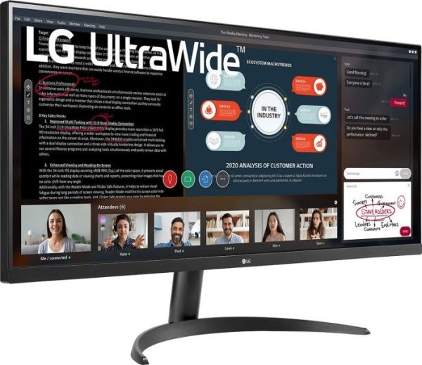 LG 34" 34WP500-B IPS LED Monitor - Image 2