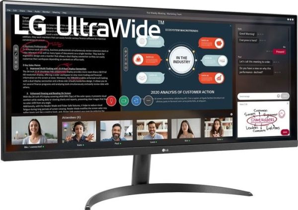 LG 34" 34WP500-B IPS LED Monitor - Image 3