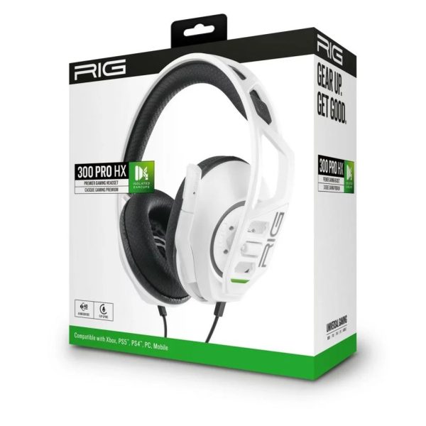 Nacon RIG 300 PRO HX Gaming Headset White - Image 3