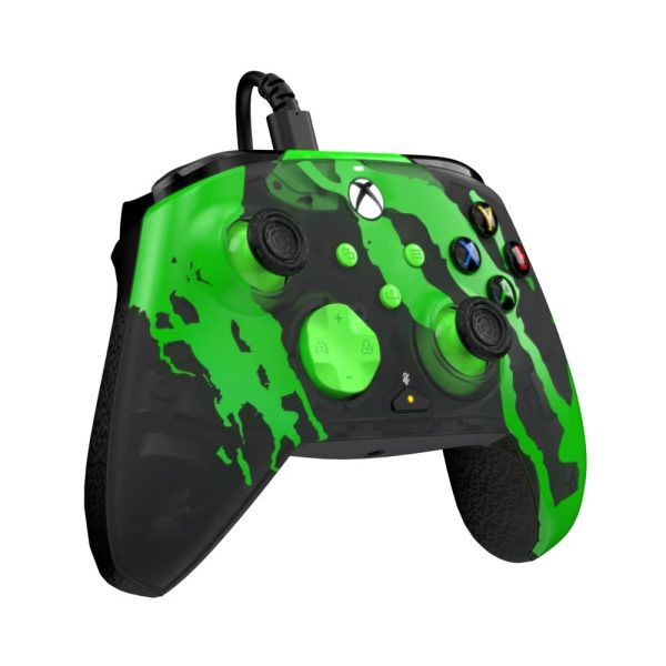 PDP Rematch Glow Adevanced Jolt USB Gampead Green Glow in the Dark - Image 2