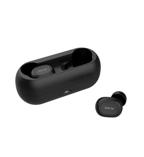 QCY T1C Bluetooth Wireless Headset Black - Image 3