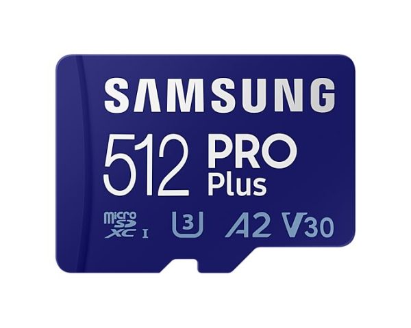 Samsung 512GB microSDXC Pro Plus (2021) Class10 U3 A2 V30 + adapterrel - Image 3