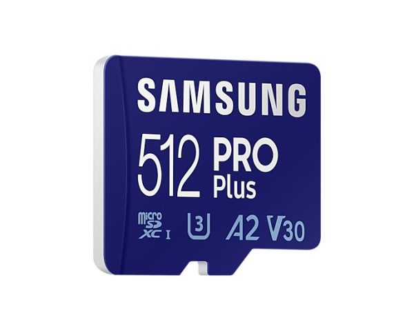 Samsung 512GB microSDXC Pro Plus (2021) Class10 U3 A2 V30 + adapterrel - Image 4