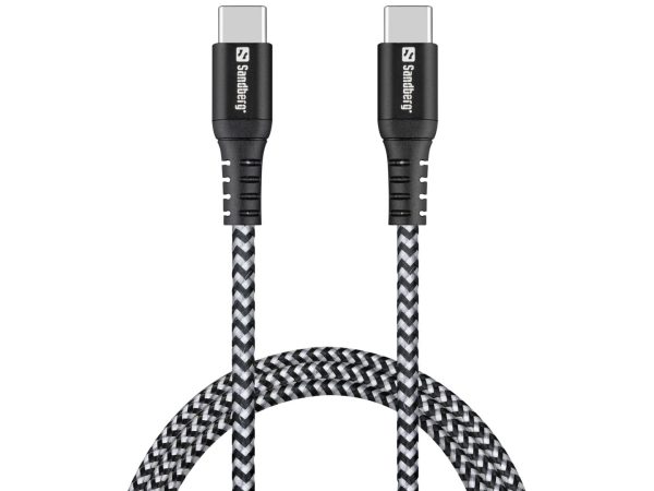 Sandberg Survivor USB-C- USB-C Kábel 1m Fekete