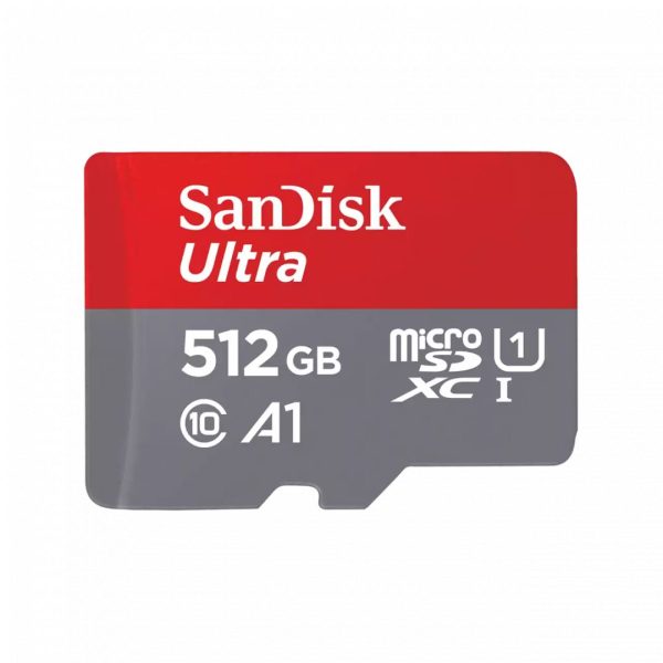 Sandisk 512GB microSDHC Ultra Class 10 UHS-I A1 (Android) + adapterrel - Image 2