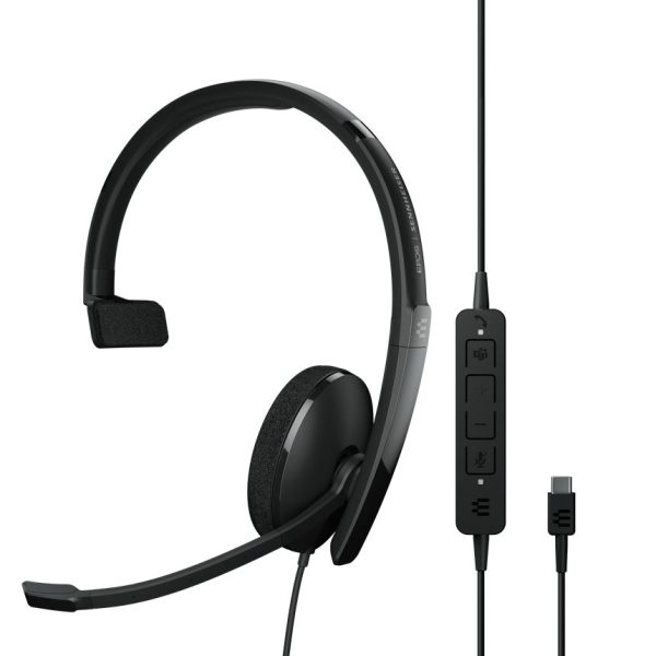 Sennheiser / EPOS ADAPT 130T USB-C II Mono Teams Certified Headset Black - Image 4