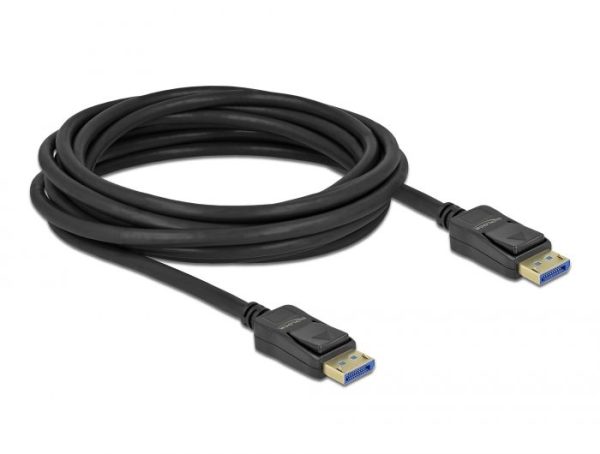 DeLock DisplayPort Kábel 8K 60 Hz 40 Gbps 5m Fekete - Image 2