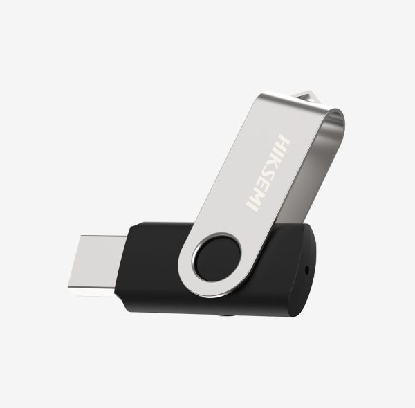 HikSEMI 32GB USB2.0 Rotary M200S Black/Grey - Image 2