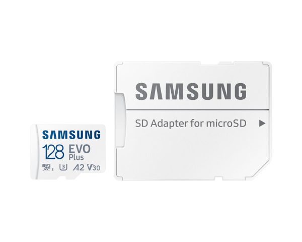 Samsung 128GB microSDXC EVO Plus Class10 U3 A2 V30 + adapterrel - Image 2