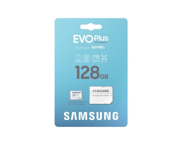 Samsung 128GB microSDXC EVO Plus Class10 U3 A2 V30 + adapterrel - Image 8