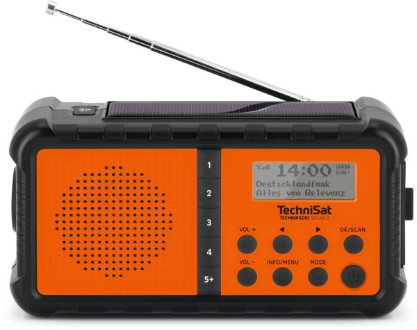 Technisat Techniradio Solar 2 Black/Orange