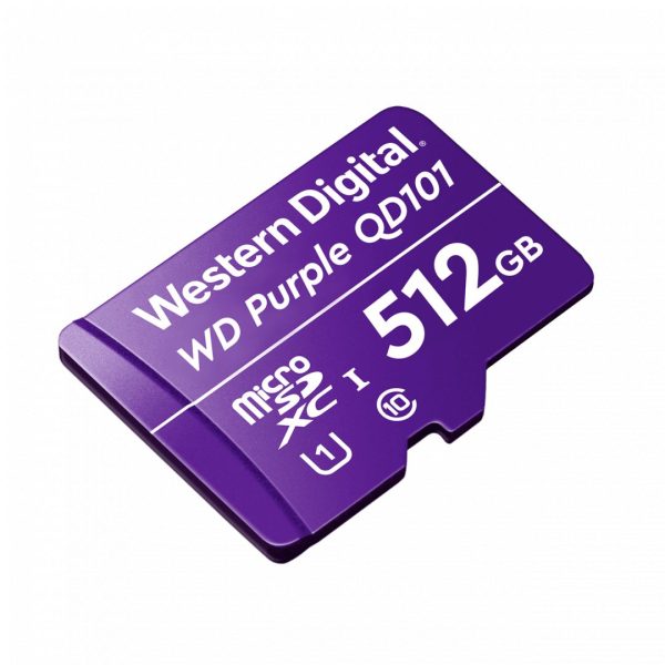 Western Digital 512GB microSDXC Class10 UHS-I (U1) Purple QD101 adapter nélkül - Image 2